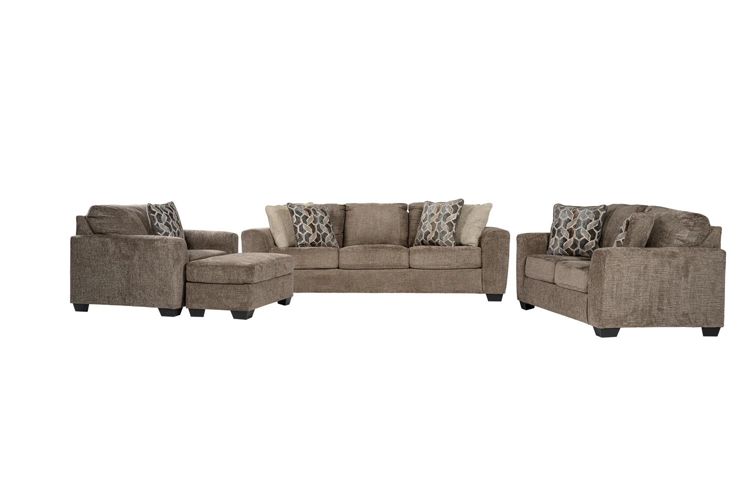 Noxfern Sofa set (3+2+1) + Ottoman - Image 4