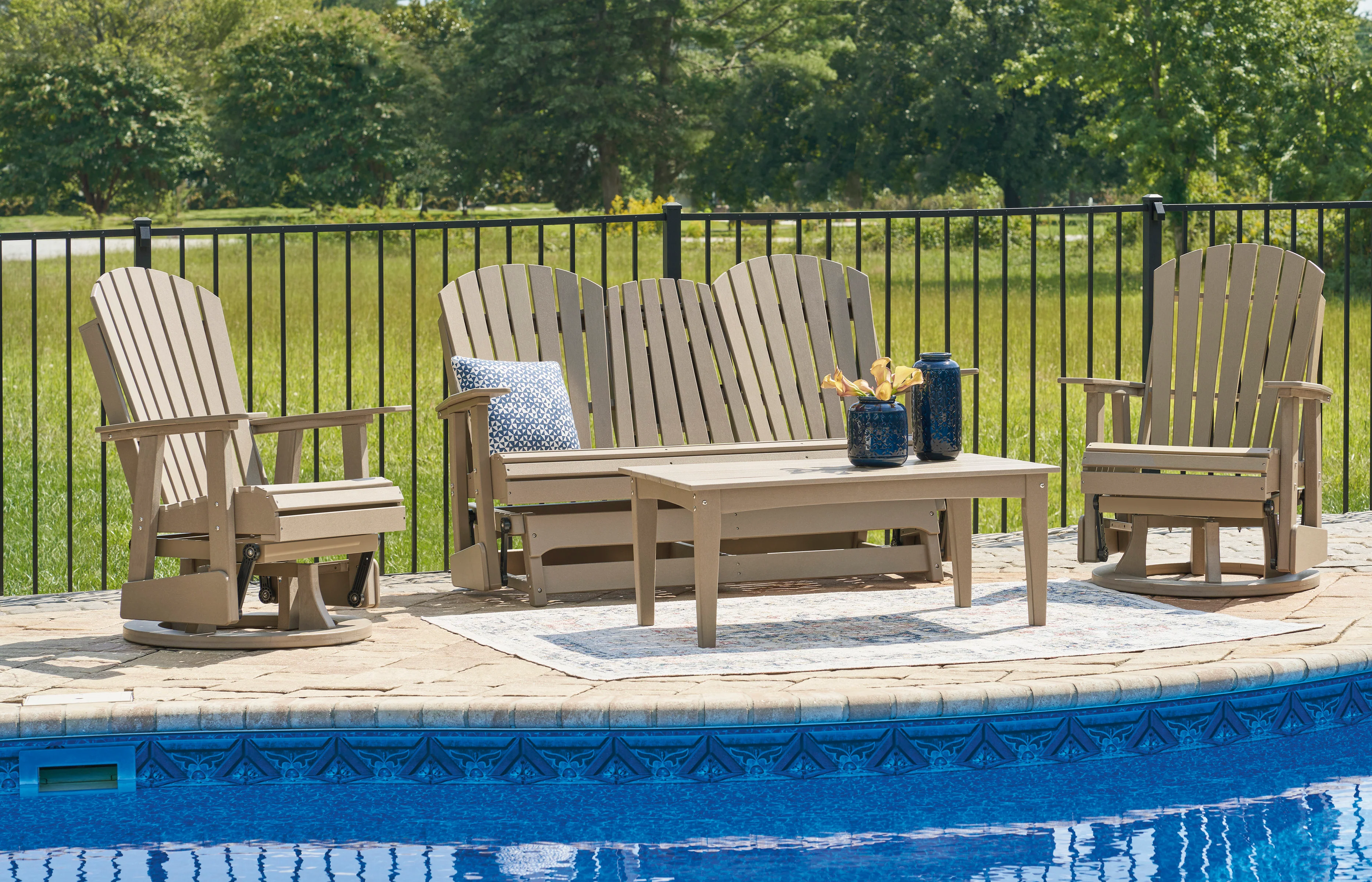 Hyland Wave Treasure Swivel Glider Chair - Image 10