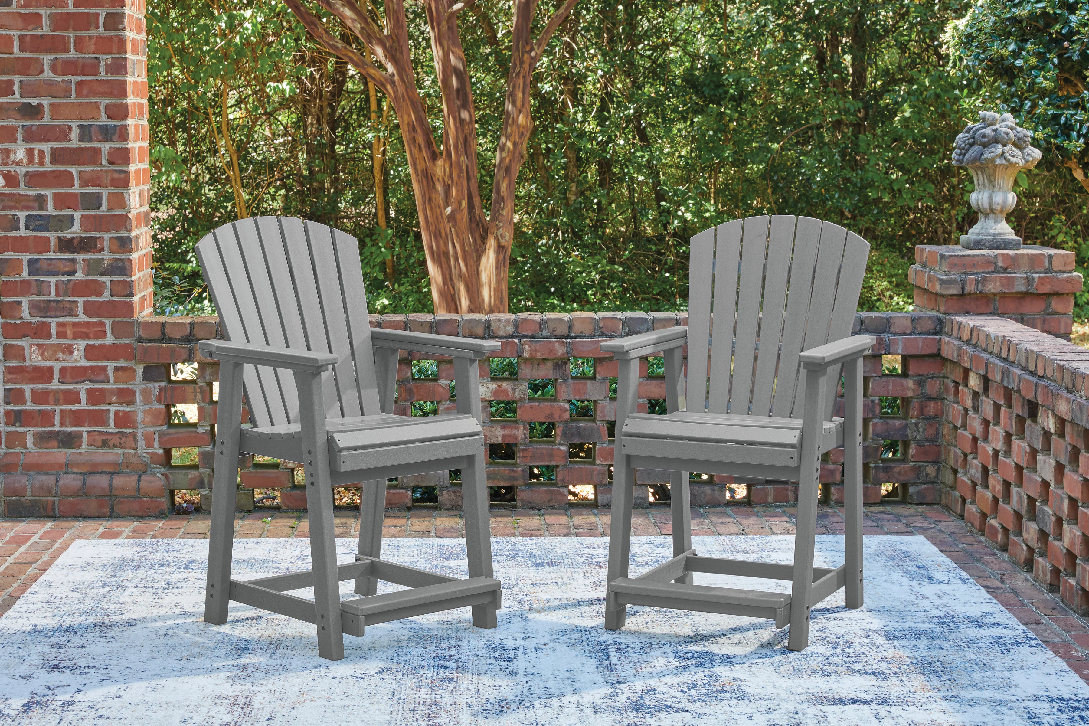 Ross Cove Outdoor Table Set With 4 Barstool - Image 4