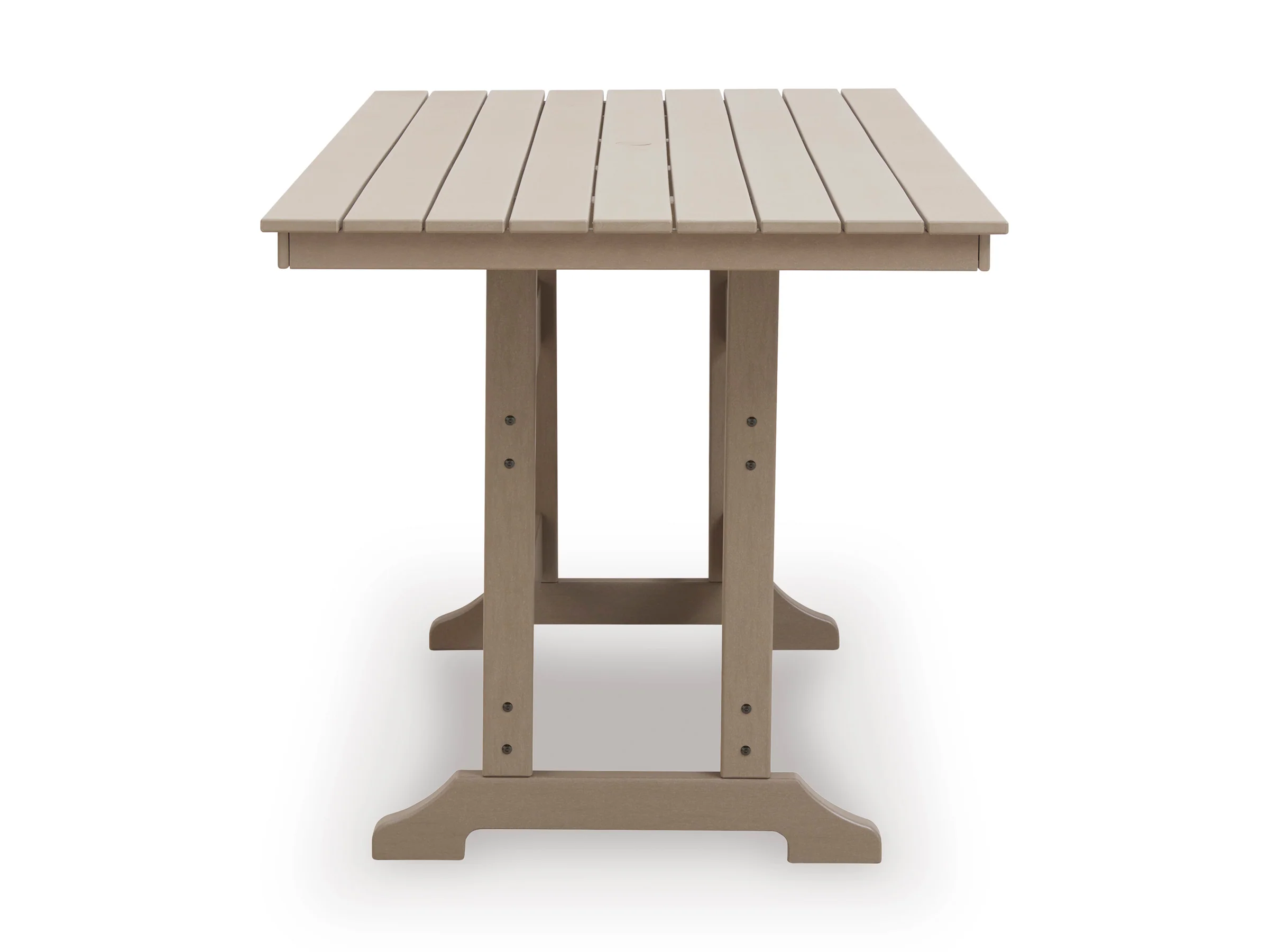 Sandy Dune Rect Counter Table With Umb Opt - Image 3