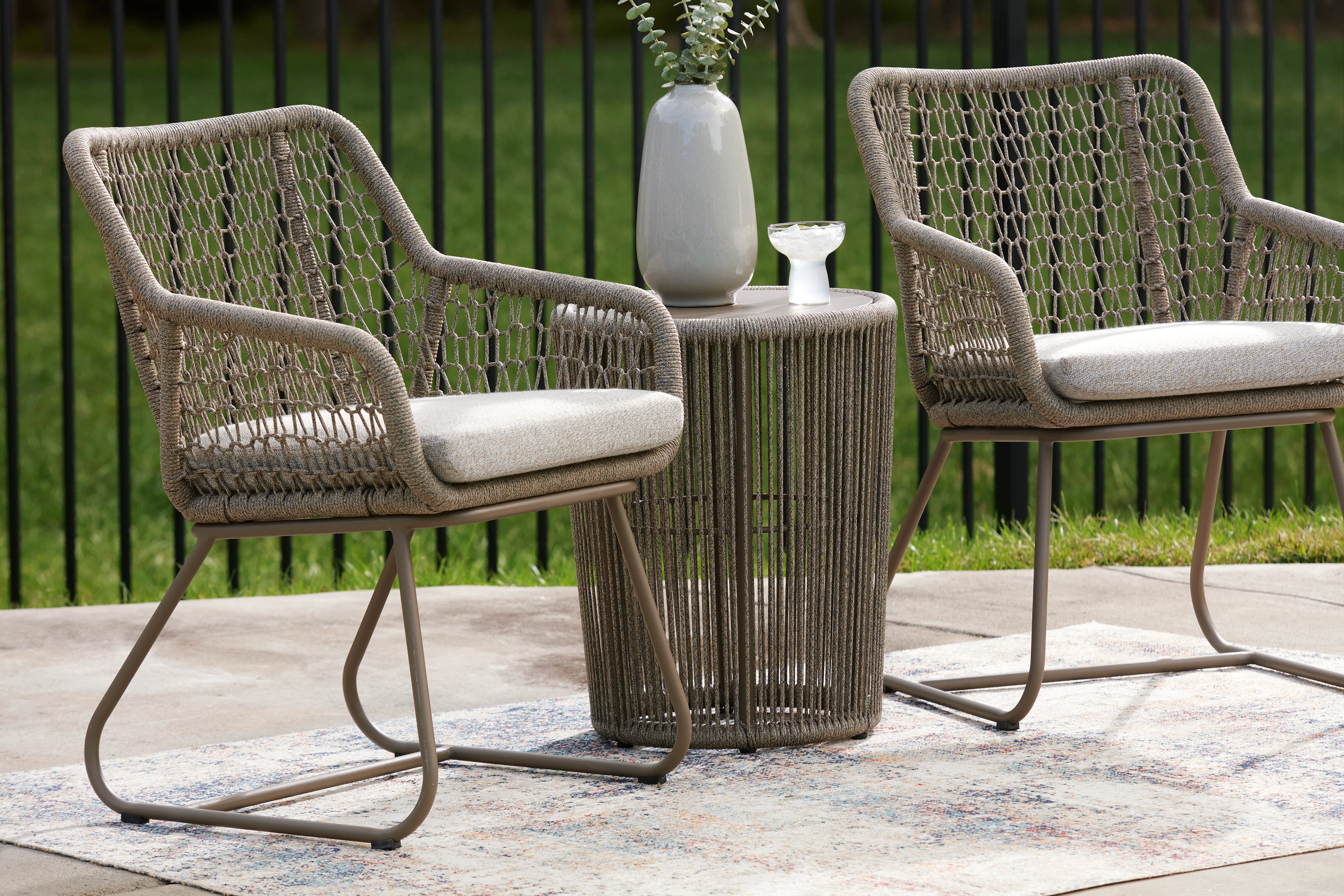 Monarch Heights Chairs With Cush/Table Set - Image 4