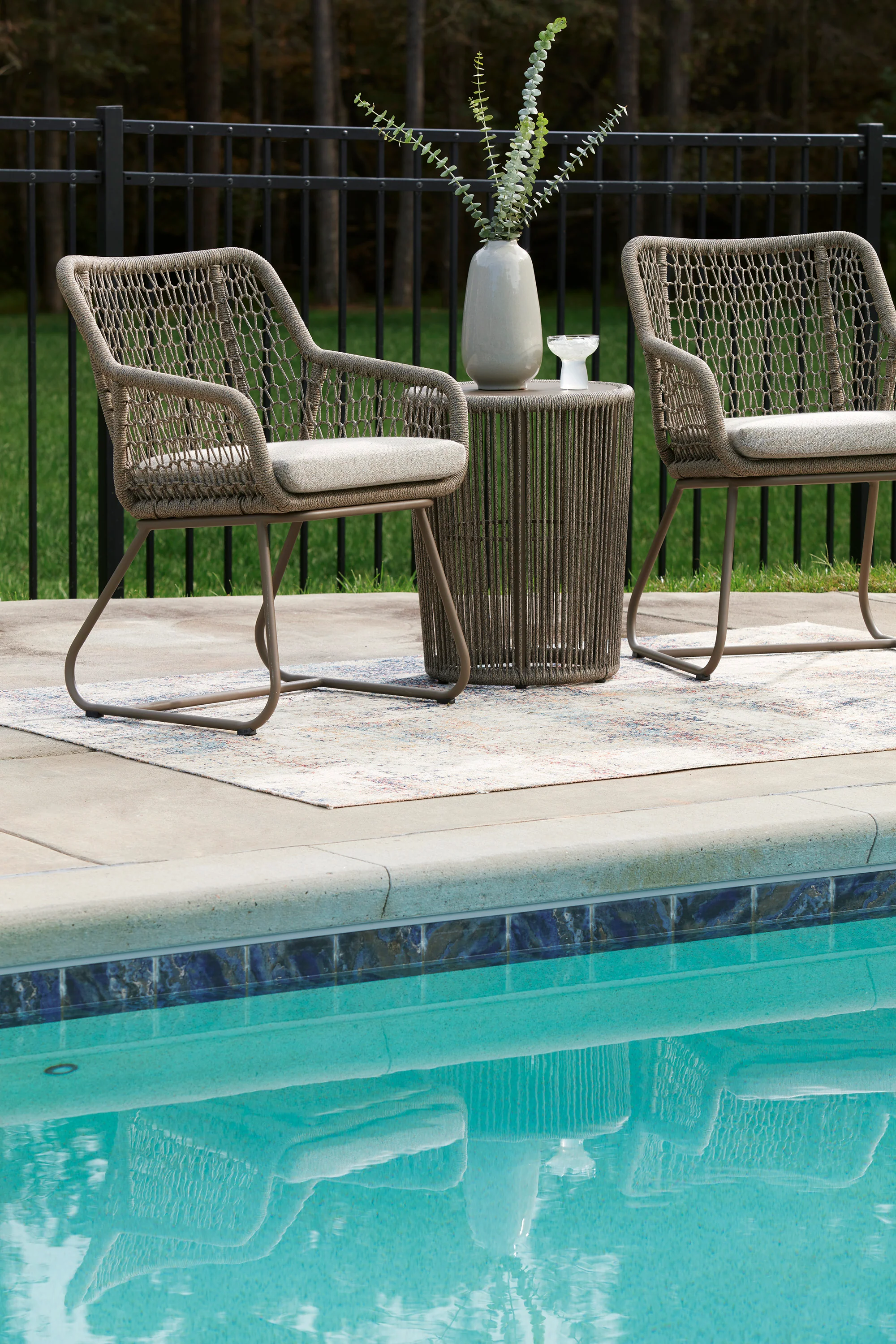 Monarch Heights Chairs With Cush/Table Set - Image 5