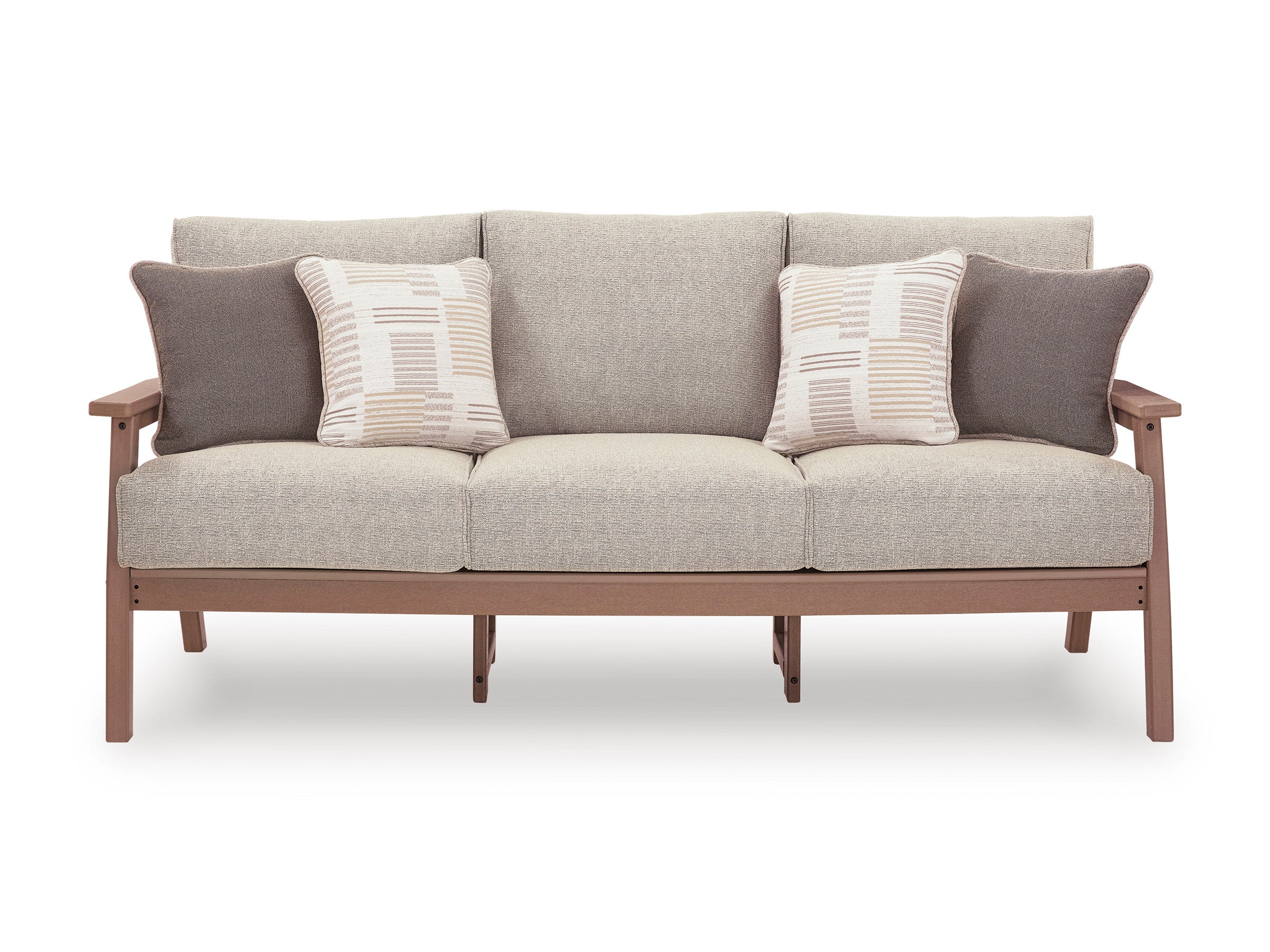Revare Beach Outdoor Sofa Set With Cocktail Table & End Table - Image 17