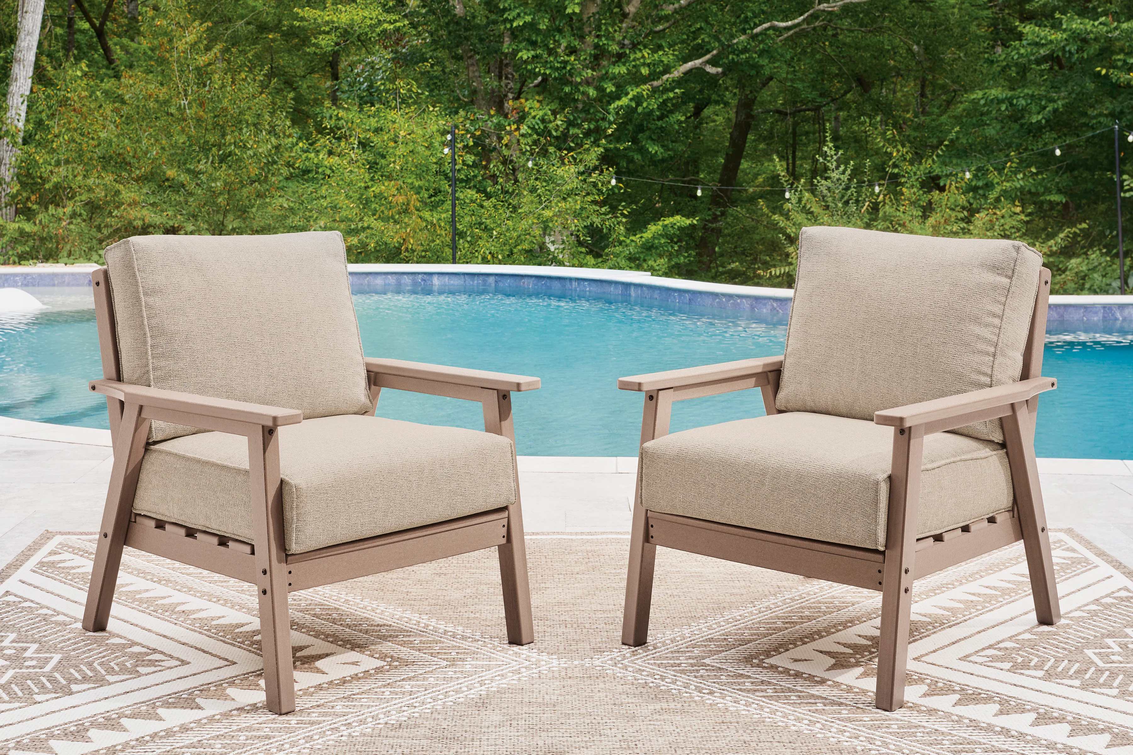 Revare Beach Outdoor Sofa Set With Cocktail Table & End Table - Image 23