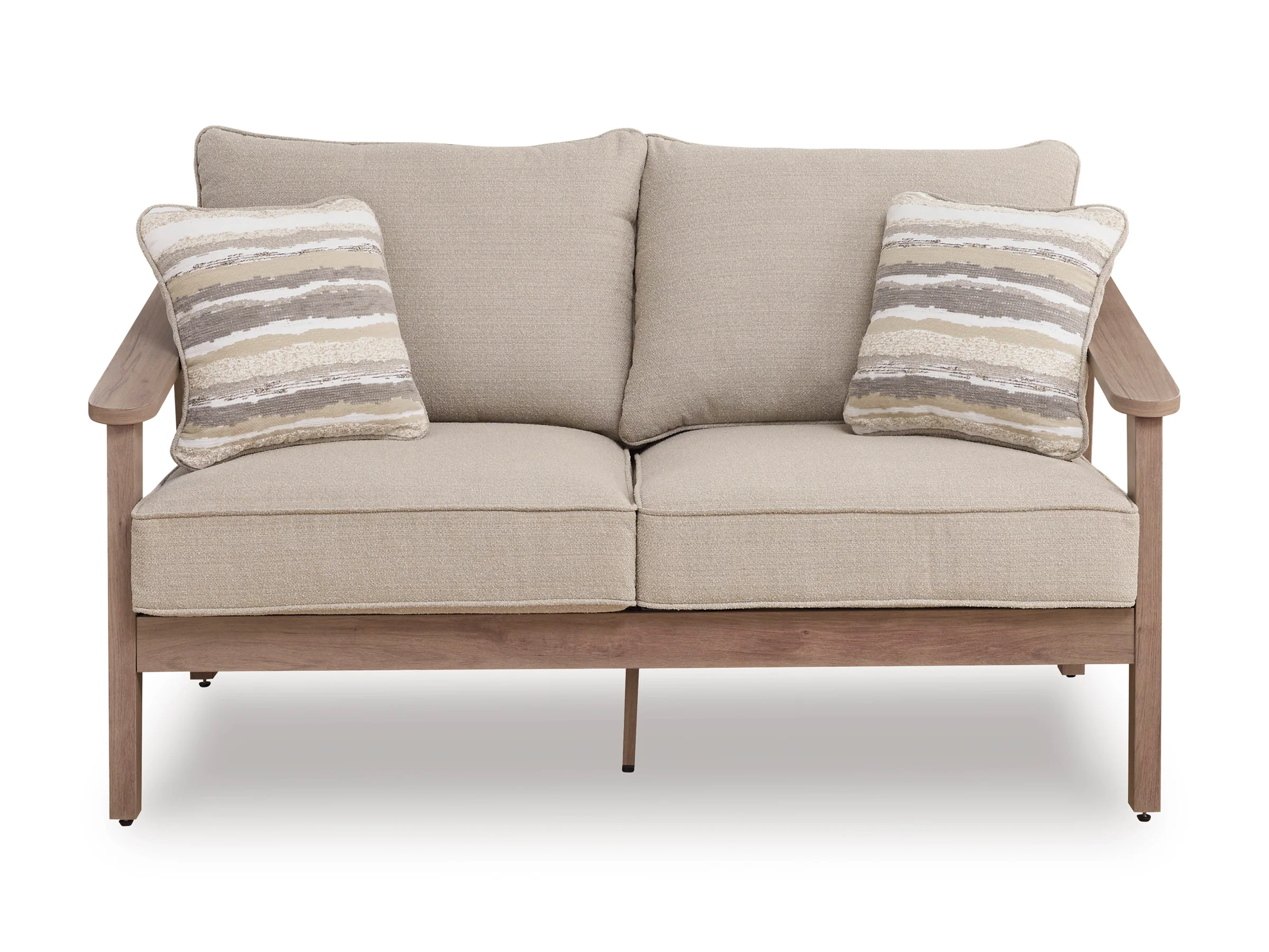 Francis Beach Outdoor Sofa Set With Cocktail Table & End Table - Image 12