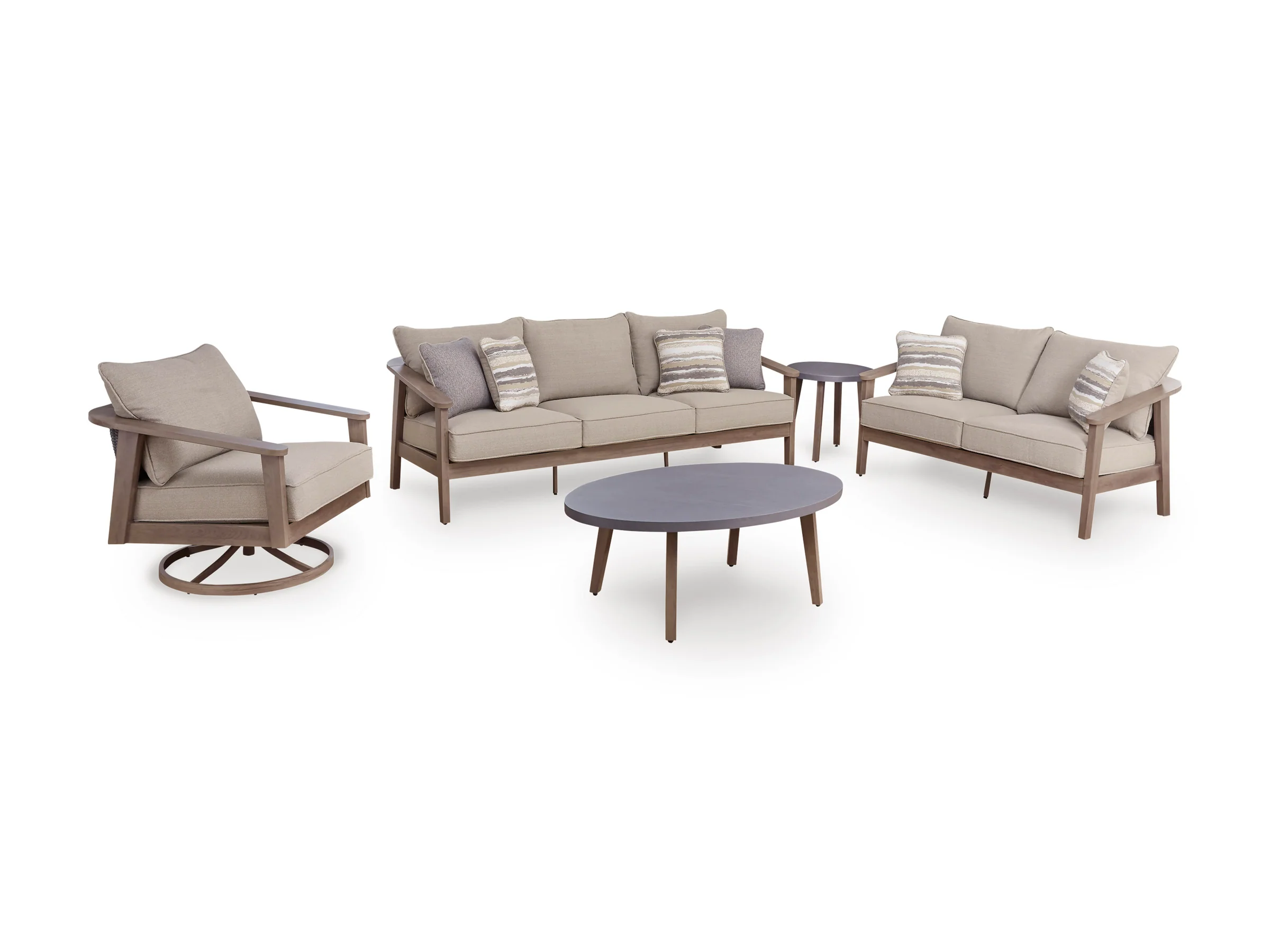 Francis Beach Round End Table - Image 4