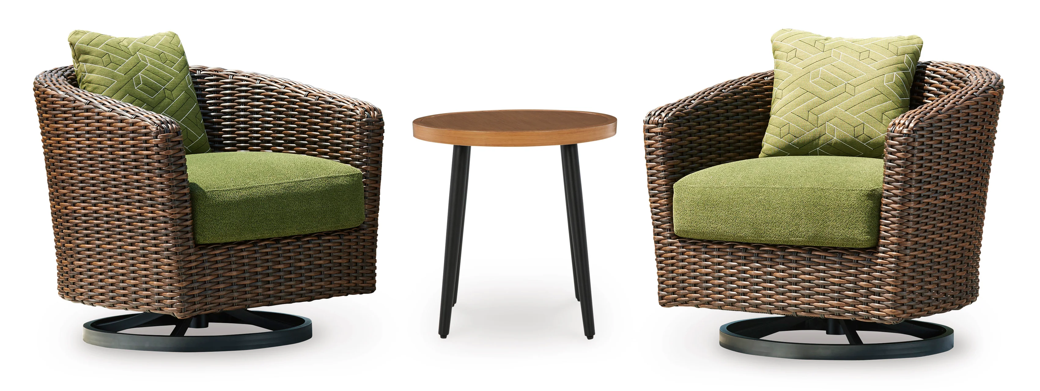 Horizon Hall Swivel Lounge With Cushion - Image 2