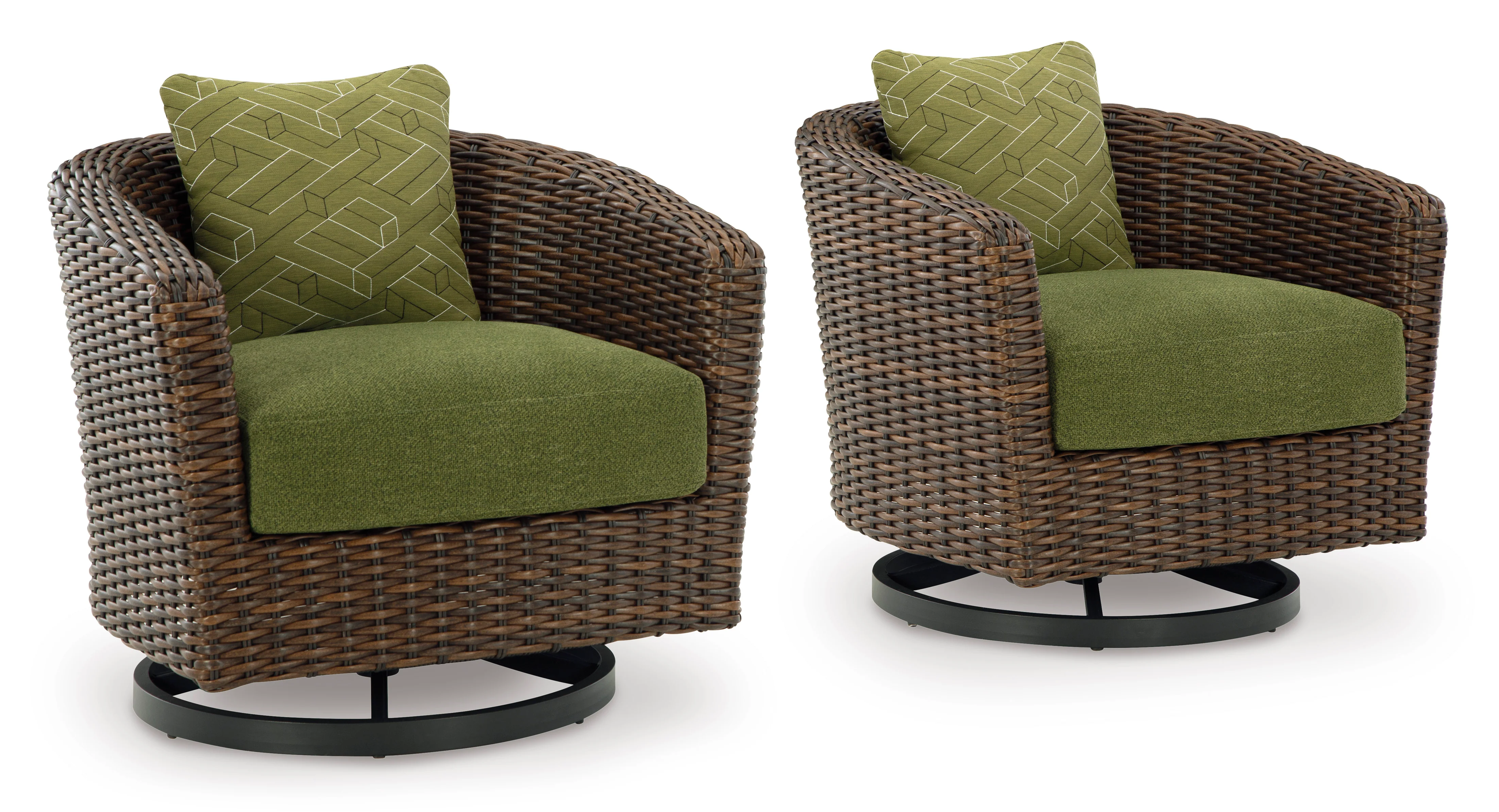 Horizon Hall Swivel Lounge With Cushion - Image 4
