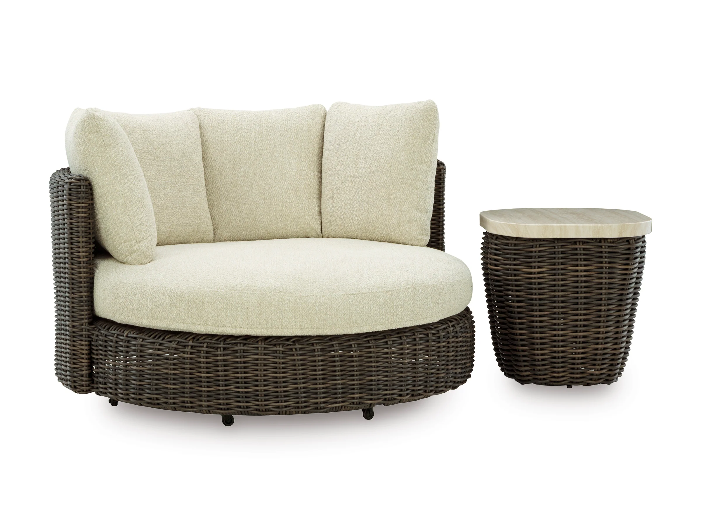 Kimora Swivel Lounge Chair With Cushion - Image 5