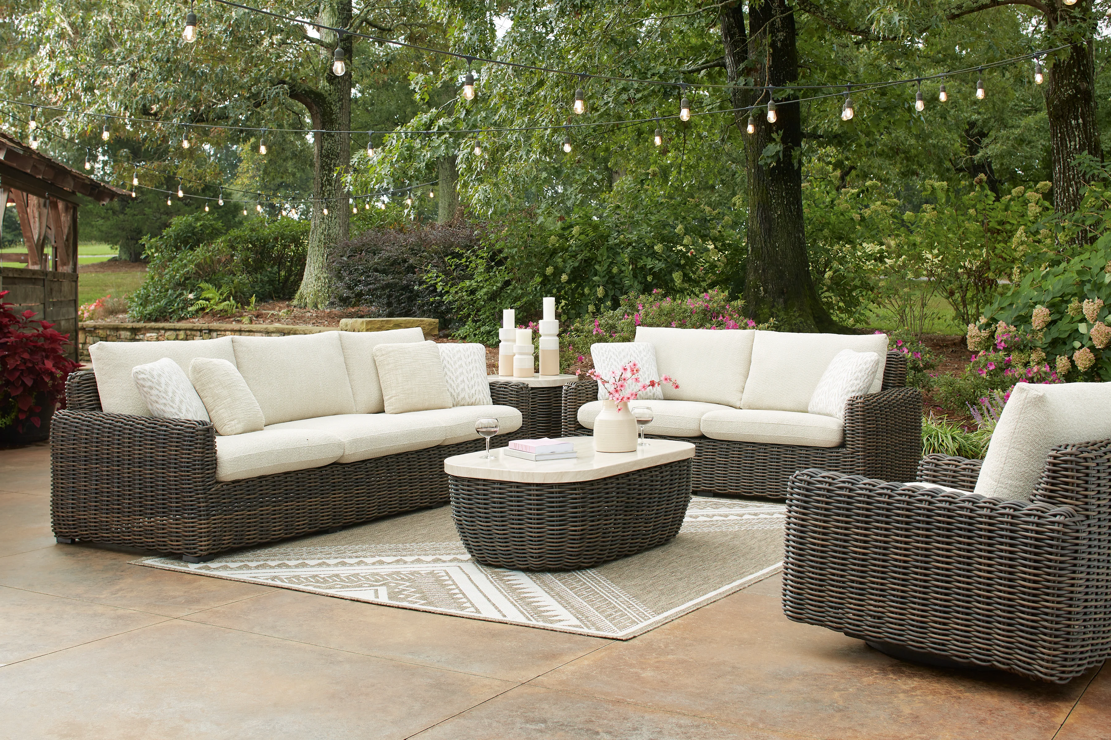 Kimora Swivel Glider Lounge With Cushion - Image 8