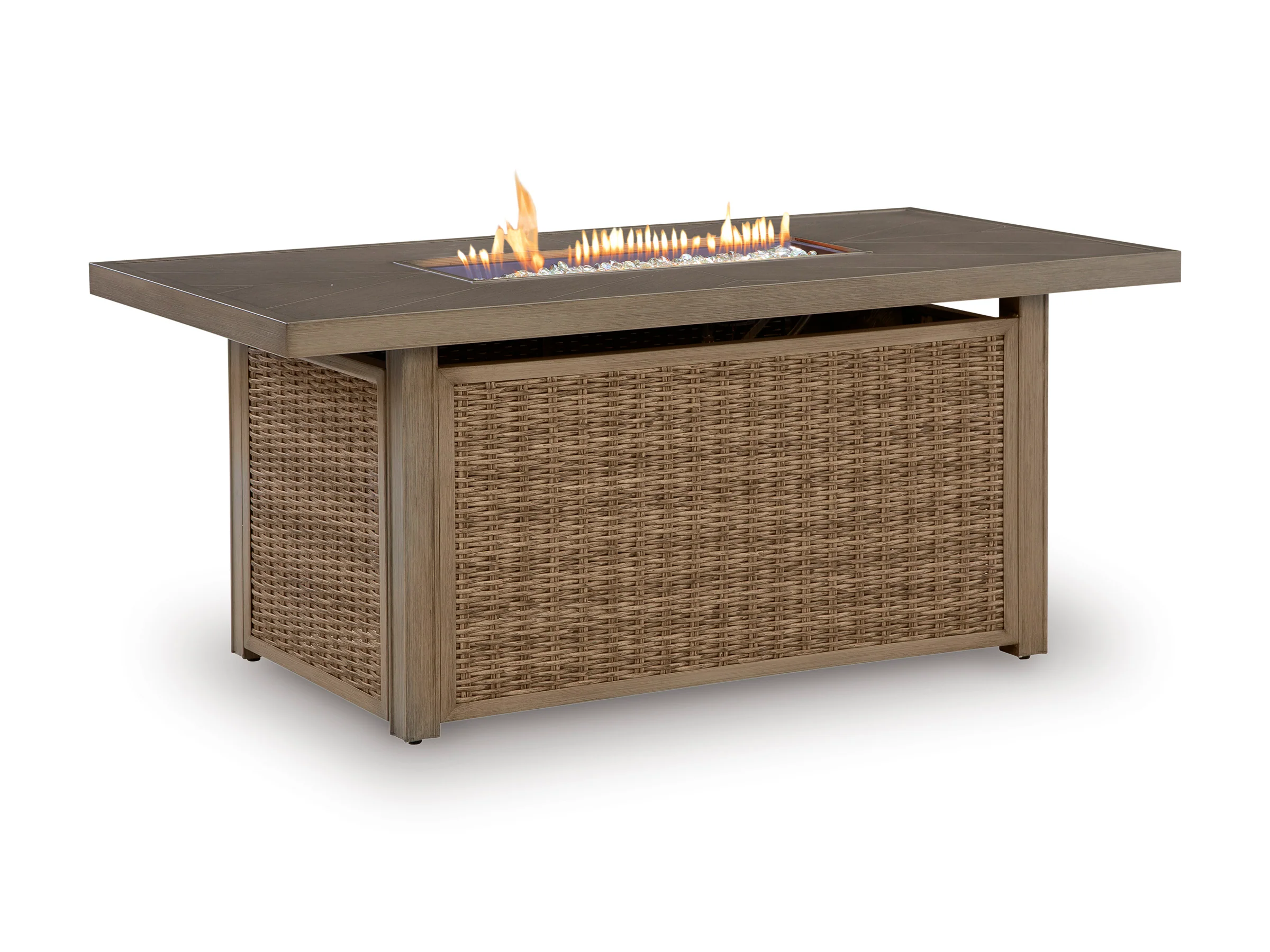 Revare Beach Rectangular Fire Pit Table - Image 7