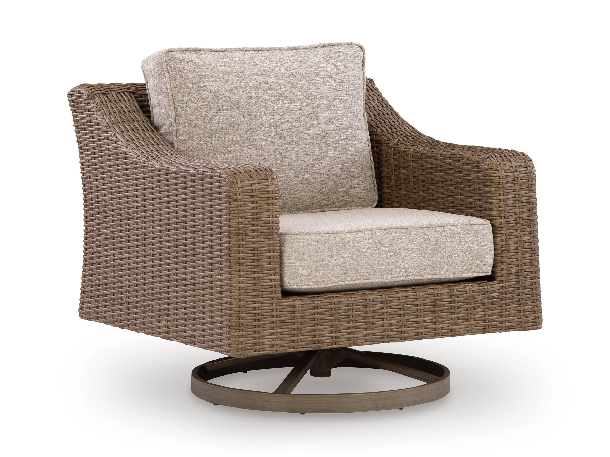Revare Beach Swivel Lounge With Cushion - Image 2