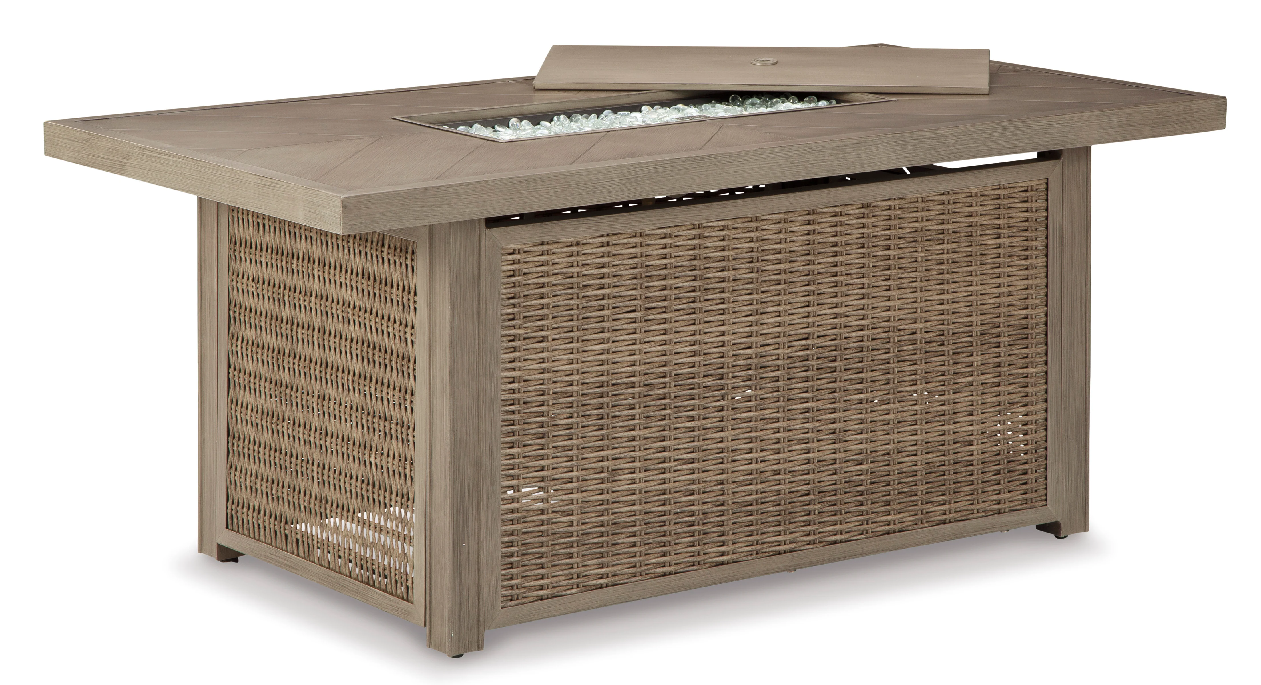 Brook Ranch Rectangular Fire Pit Table - Image 4
