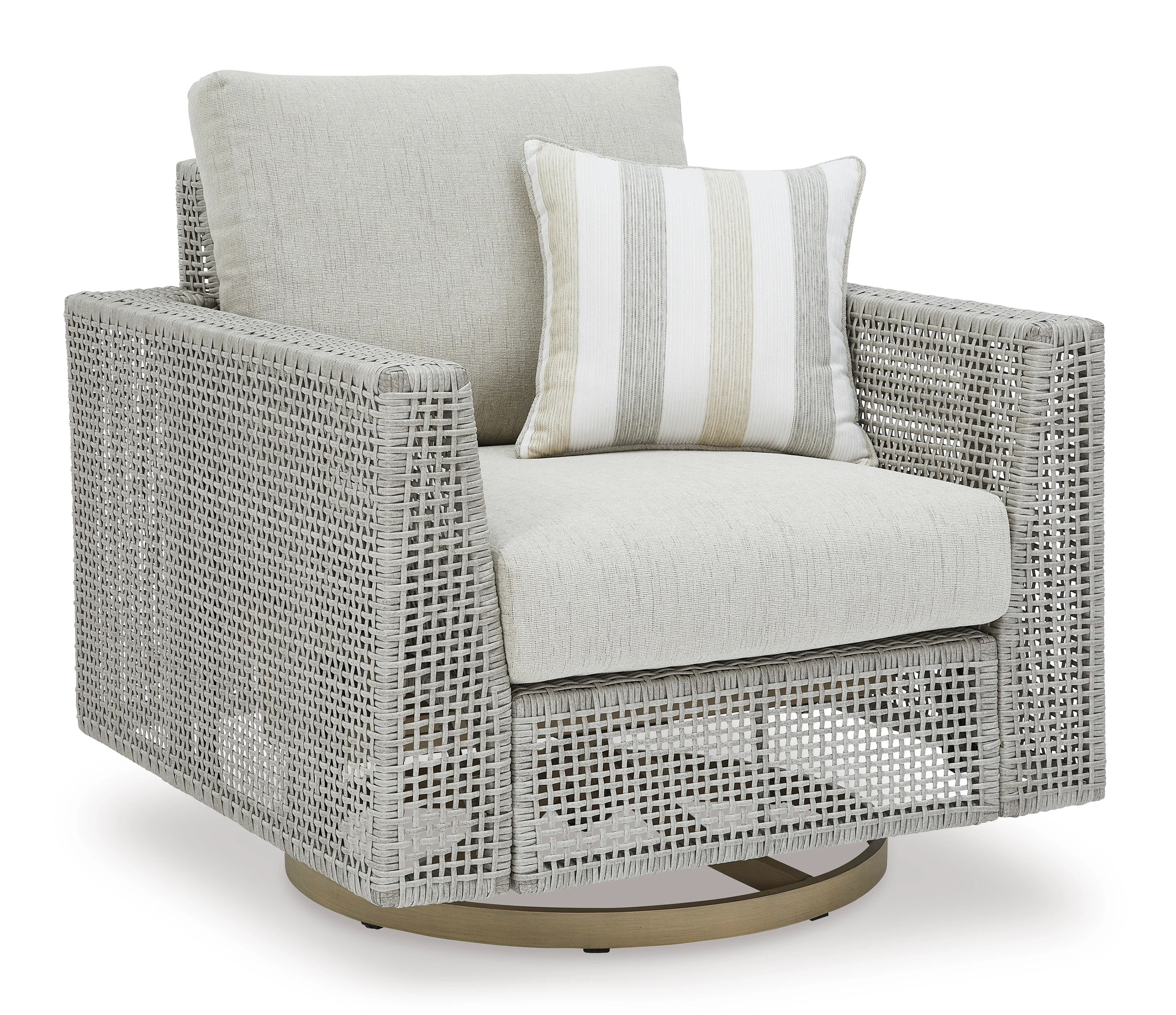 Seton Creek Swivel Lounge With Cushion - Image 2