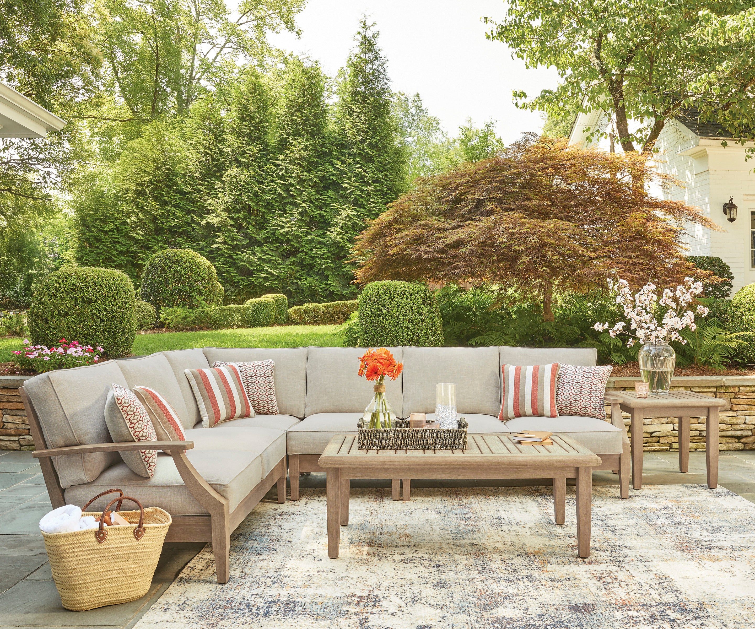 Clare View Outdoor Sectional Sofa Set - Image 2