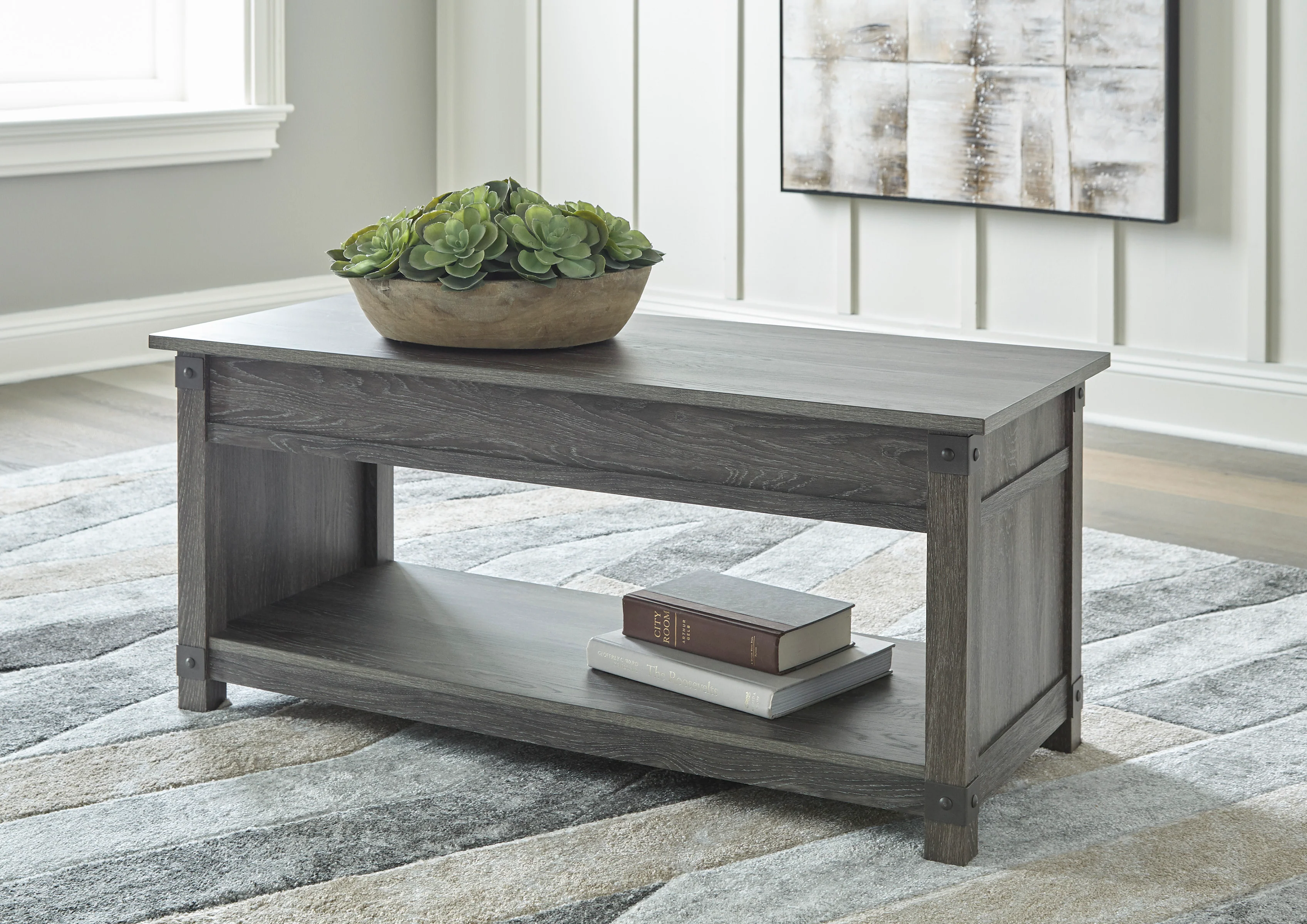 Freedan Lift-Top Coffee Table - Image 4