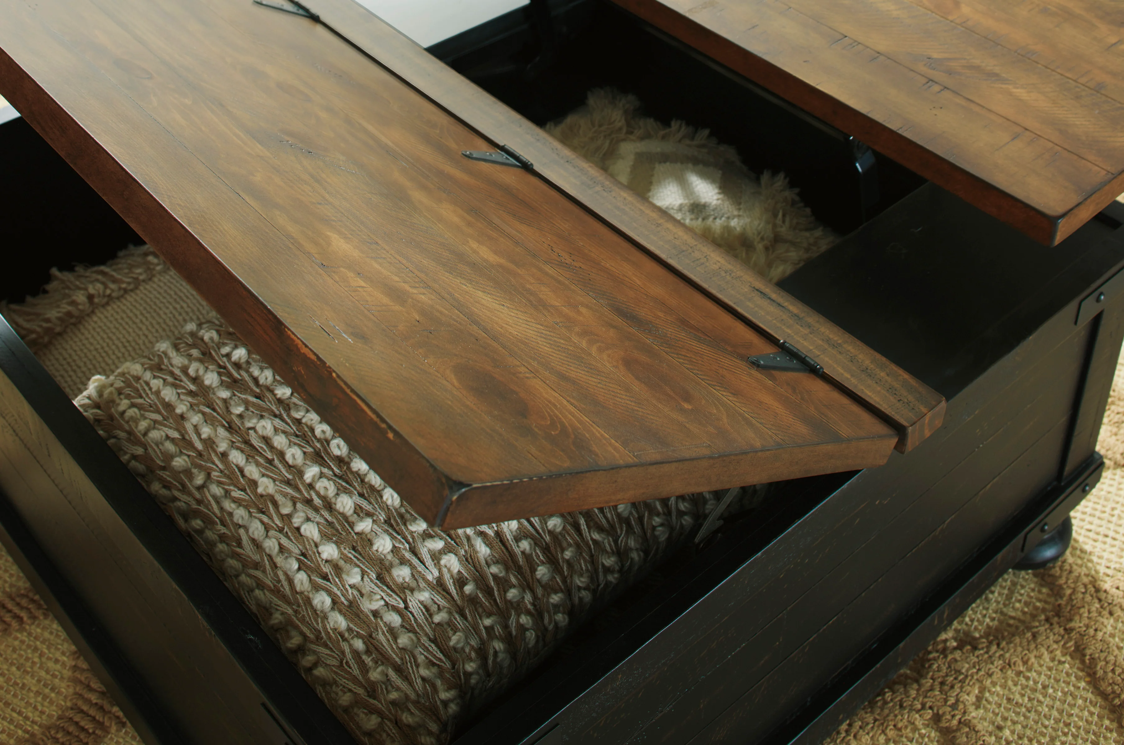 Valebeck Coffee Table Set (Lift Top Coffee Table With + 2 End Tables) - Image 5