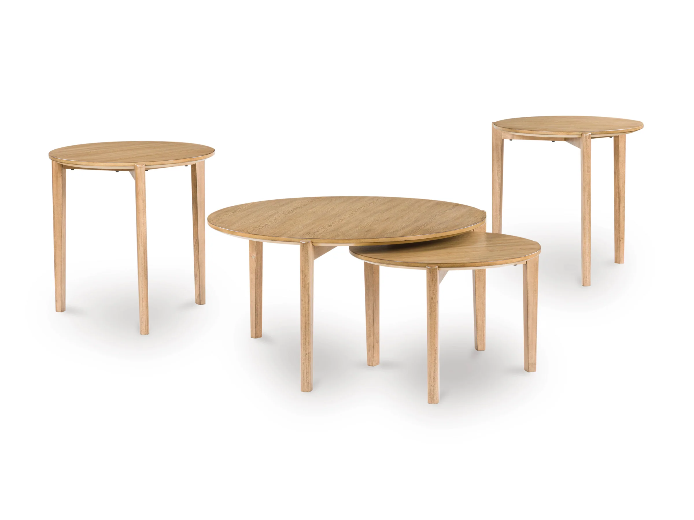 Naborlee Coffee table set (Nesting Cocktail table + 2 end tables) - Image 3