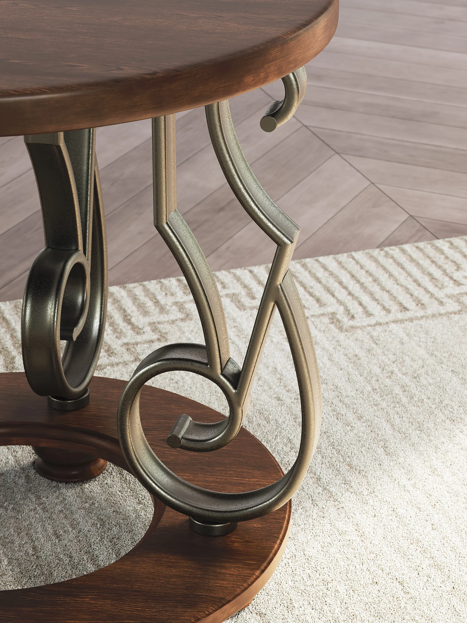 Frallyn Coffee table set ( Coffee table + 2 end tables) - Image 11
