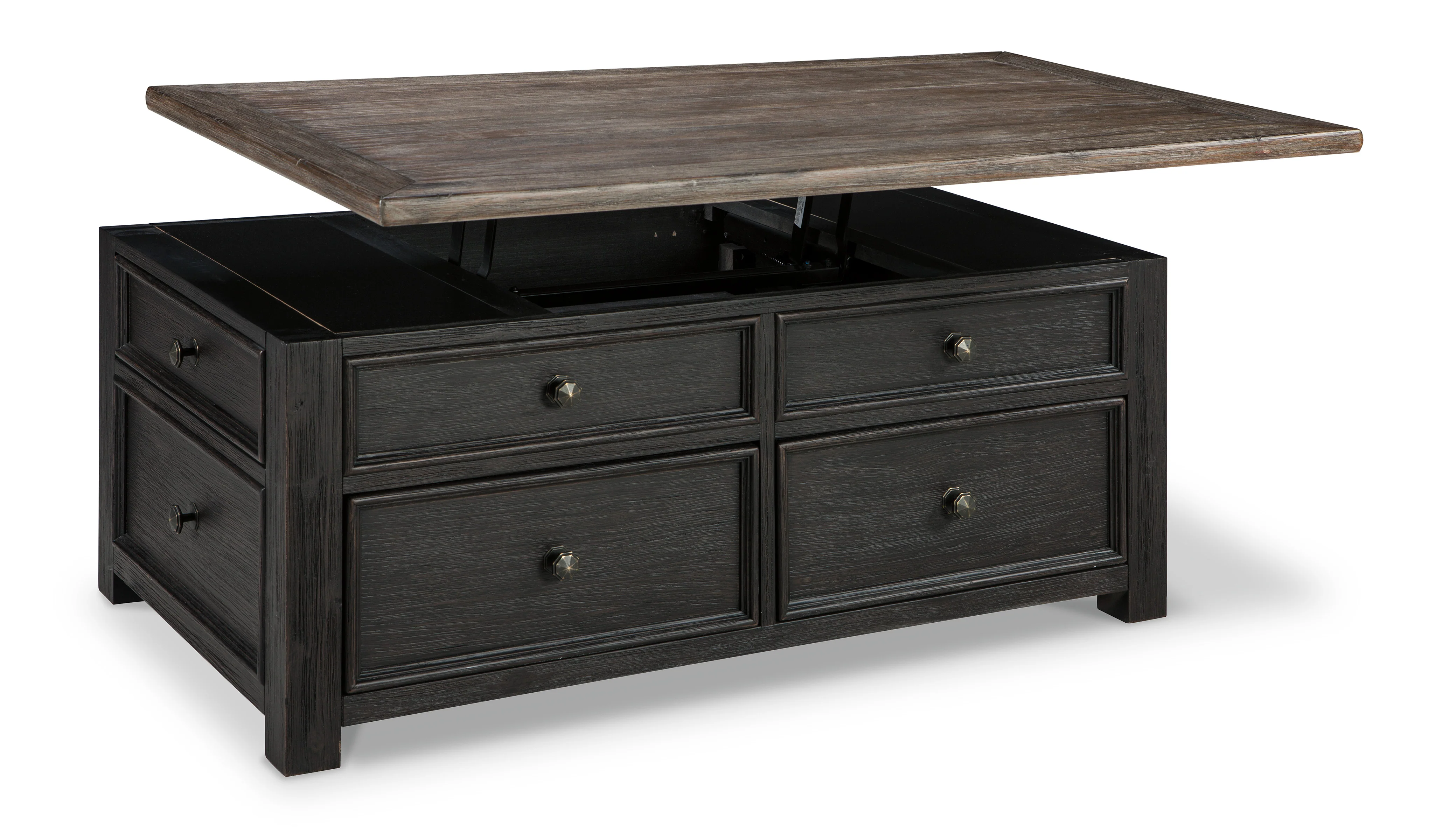Tyler Creek Coffee Table Set (Lift Top Coffee Table + 2 End Tables) - Image 7