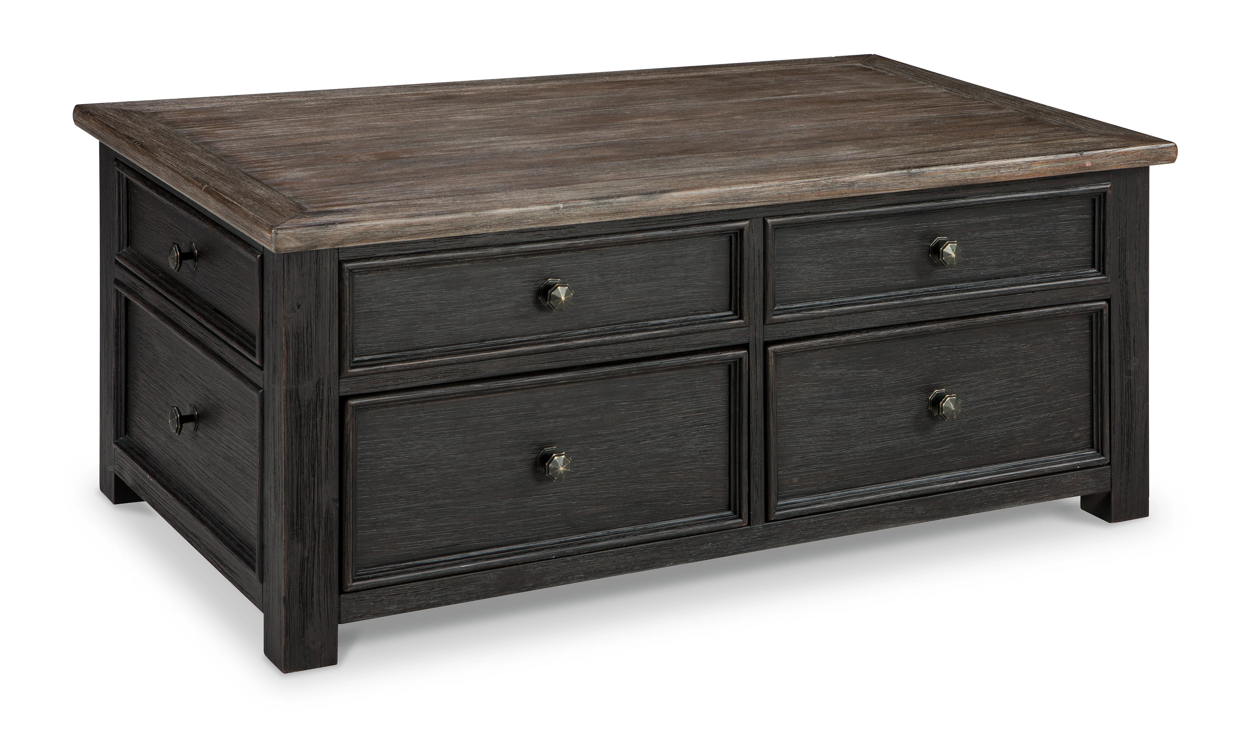 Tyler Creek Coffee Table Set (Lift Top Coffee Table + 2 End Tables) - Image 4