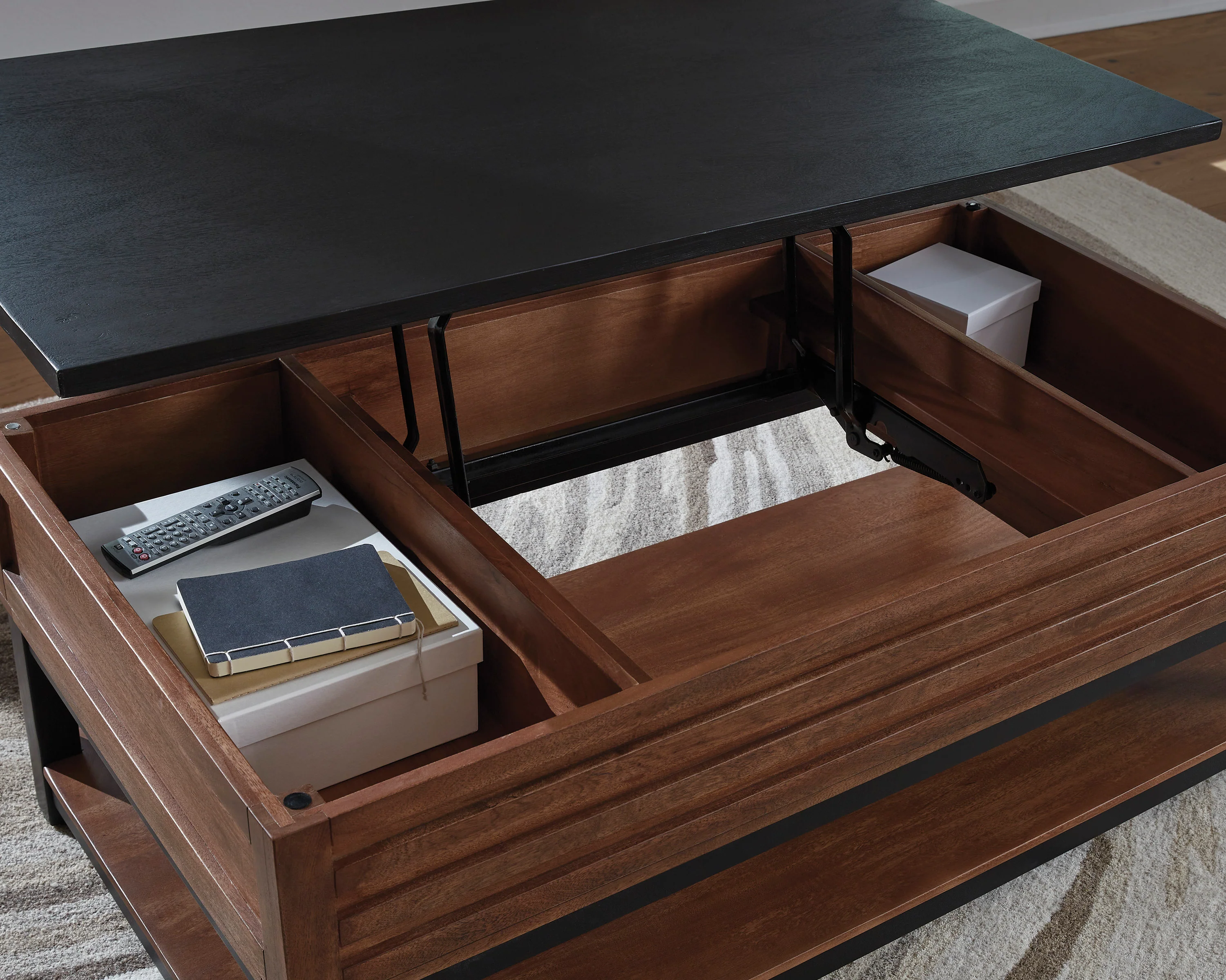 Kallari Lift-Top Coffee Table - Image 7