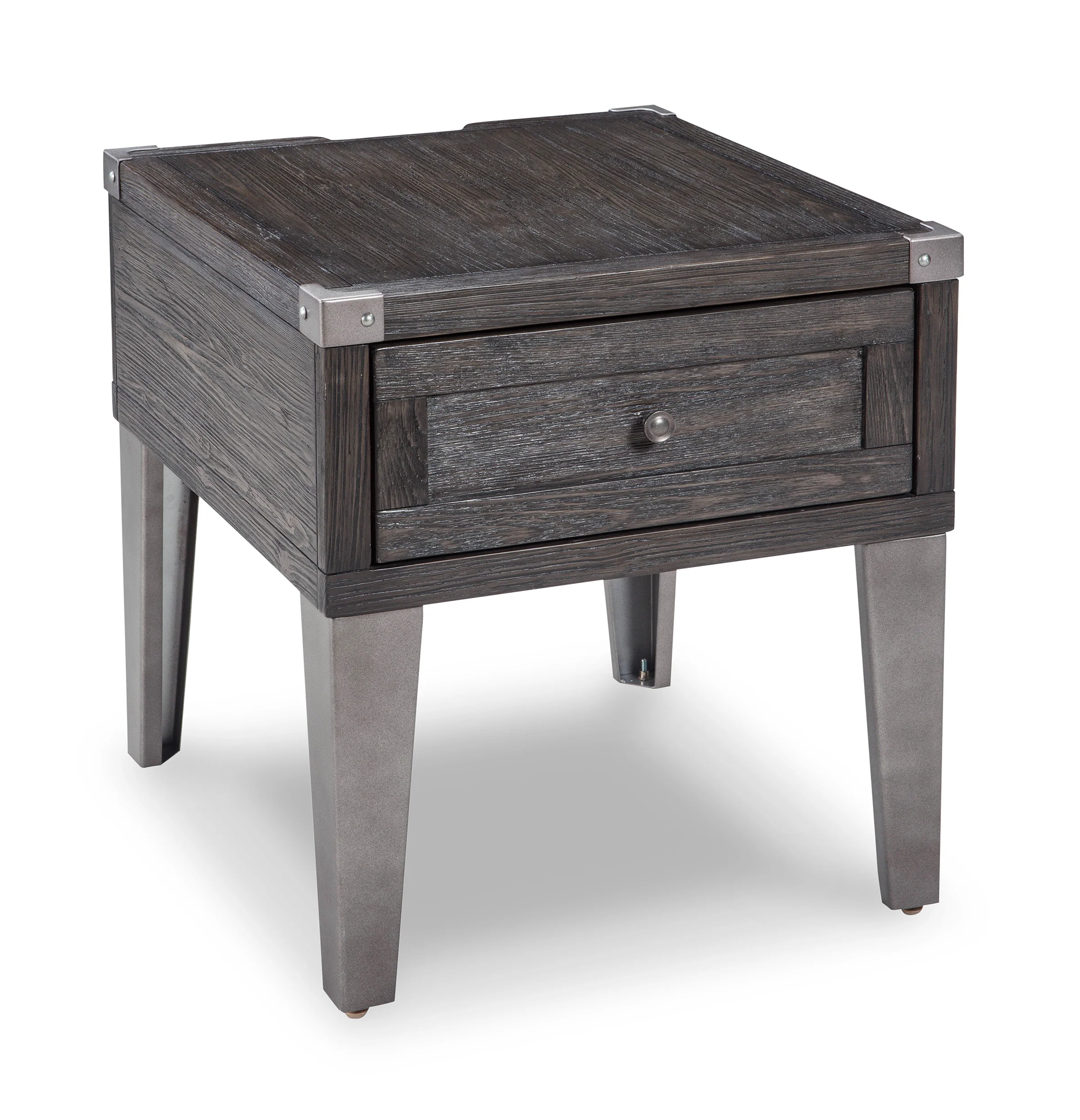 Todoe End Table With USB Ports & Outlets - Image 2