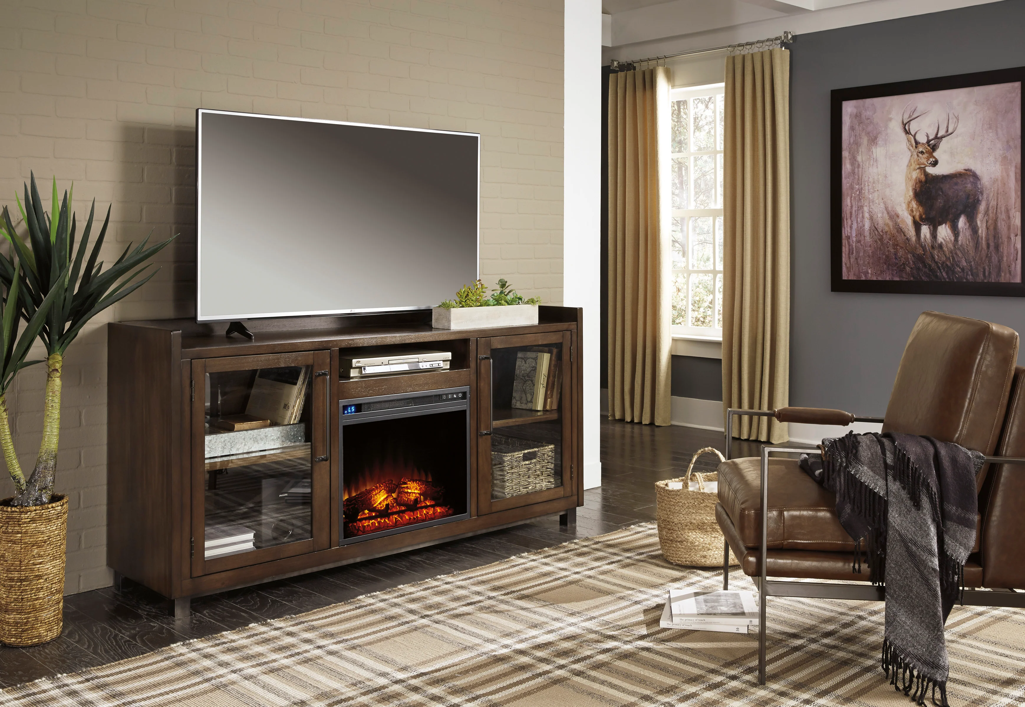 Starore XL TV Stand With Fireplace Option - Image 12