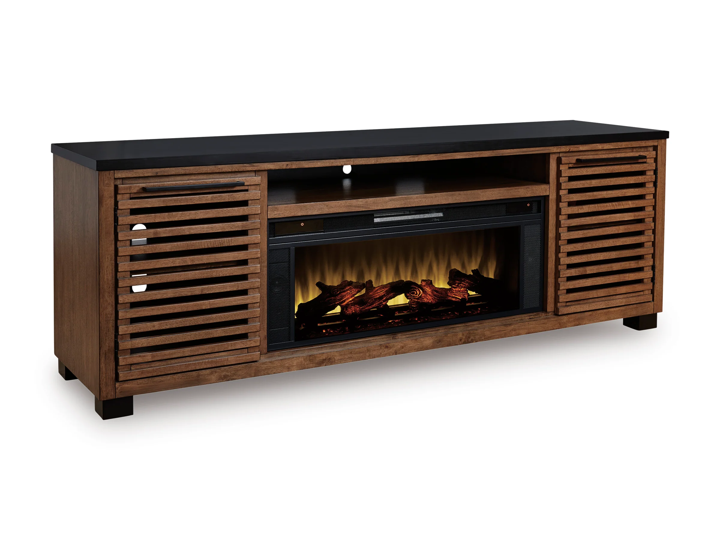 Kallari XL TV Stand With Fireplace Option - Image 11