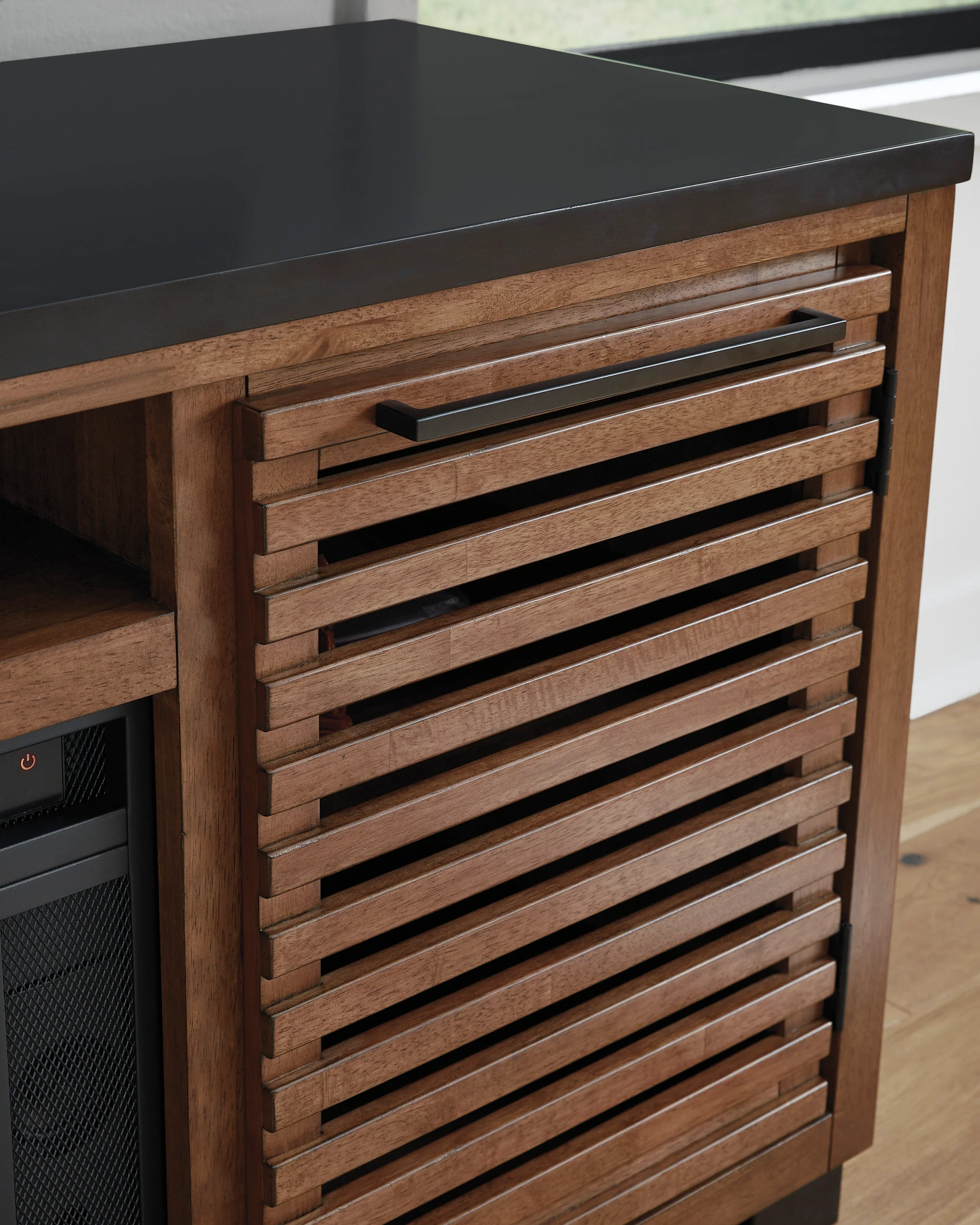 Kallari XL TV Stand With Fireplace Option - Image 5