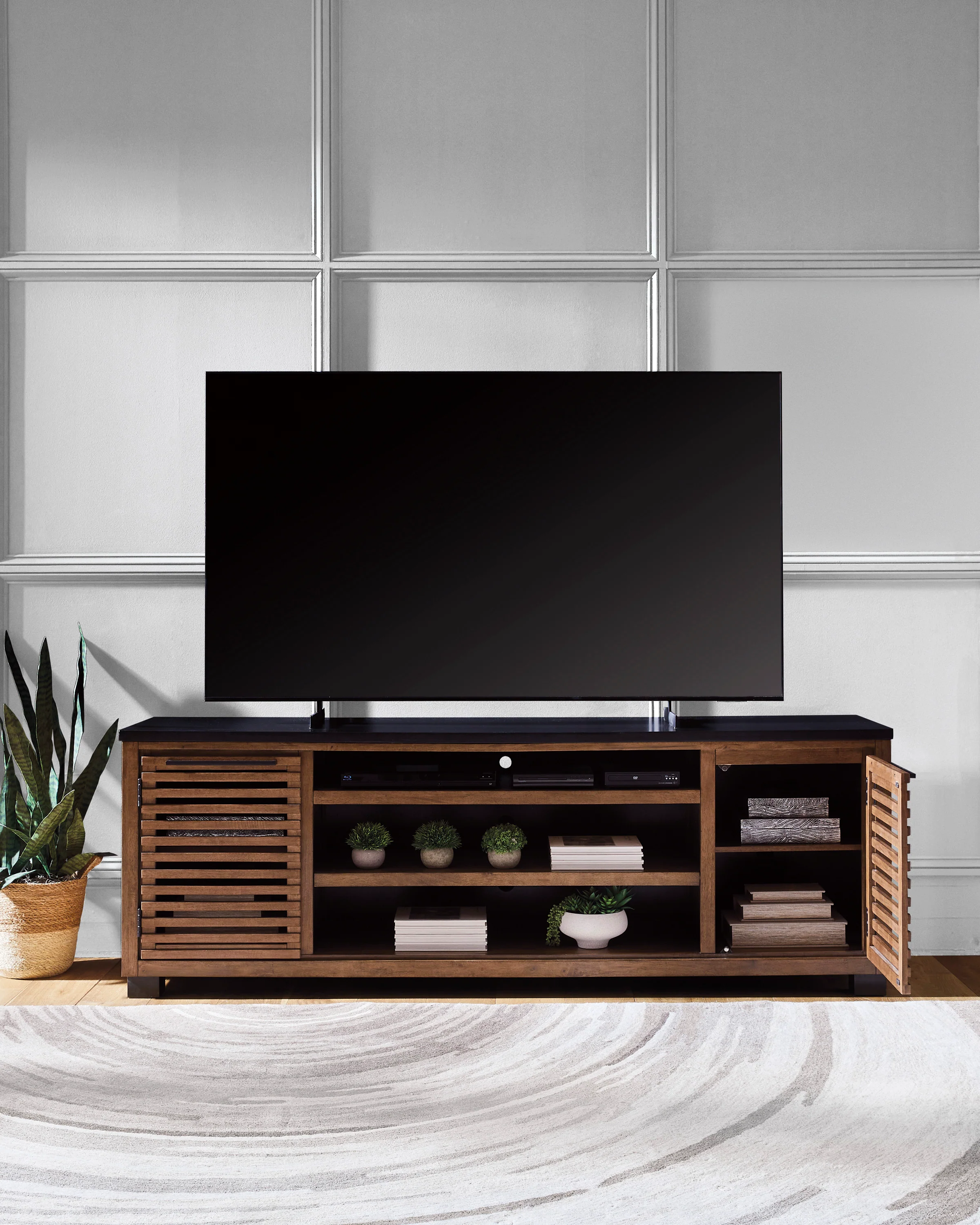 Kallari XL TV Stand With Fireplace Option - Image 8