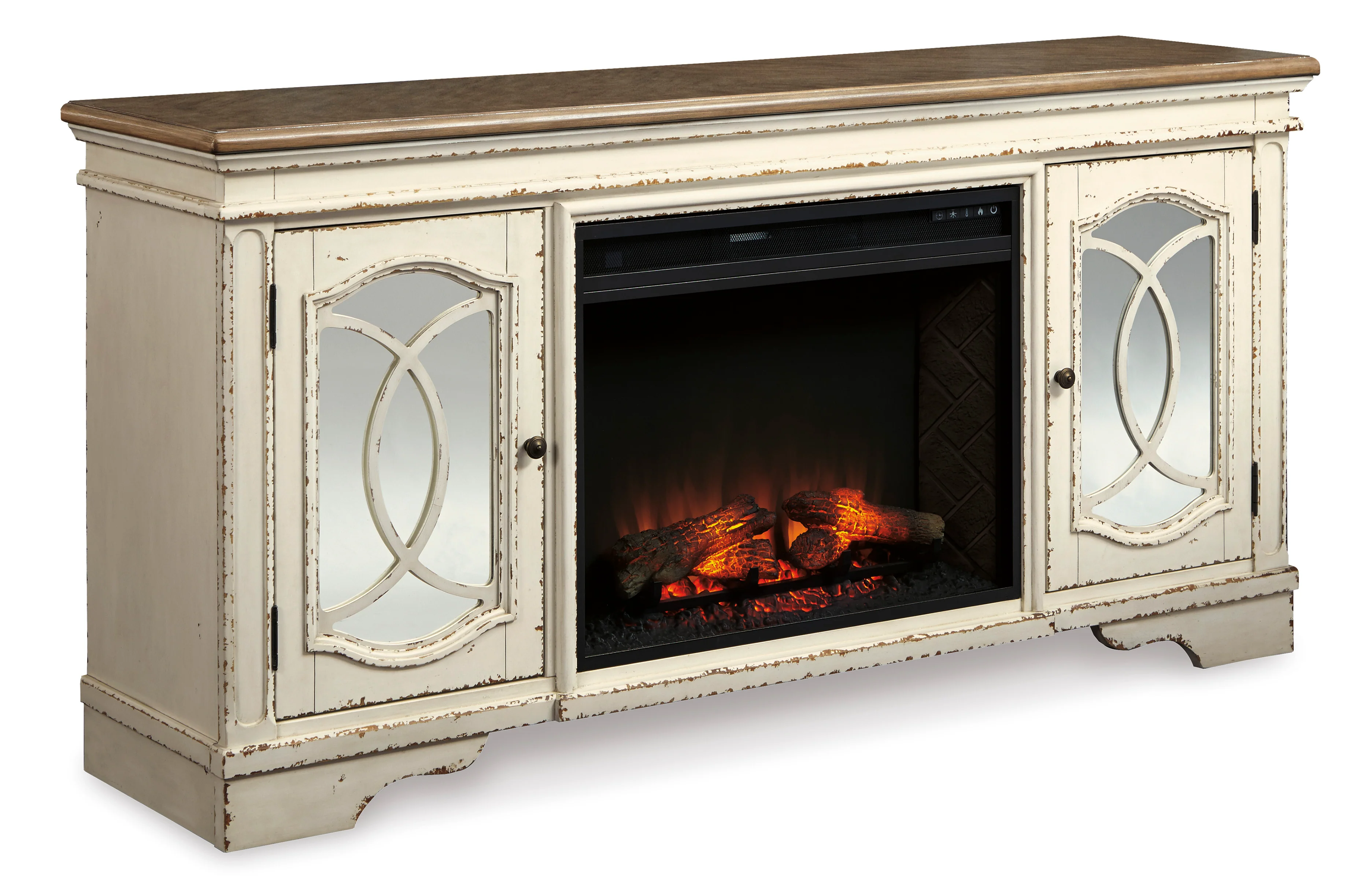 Realyn XL TV Stand With Fireplace Option - Image 10