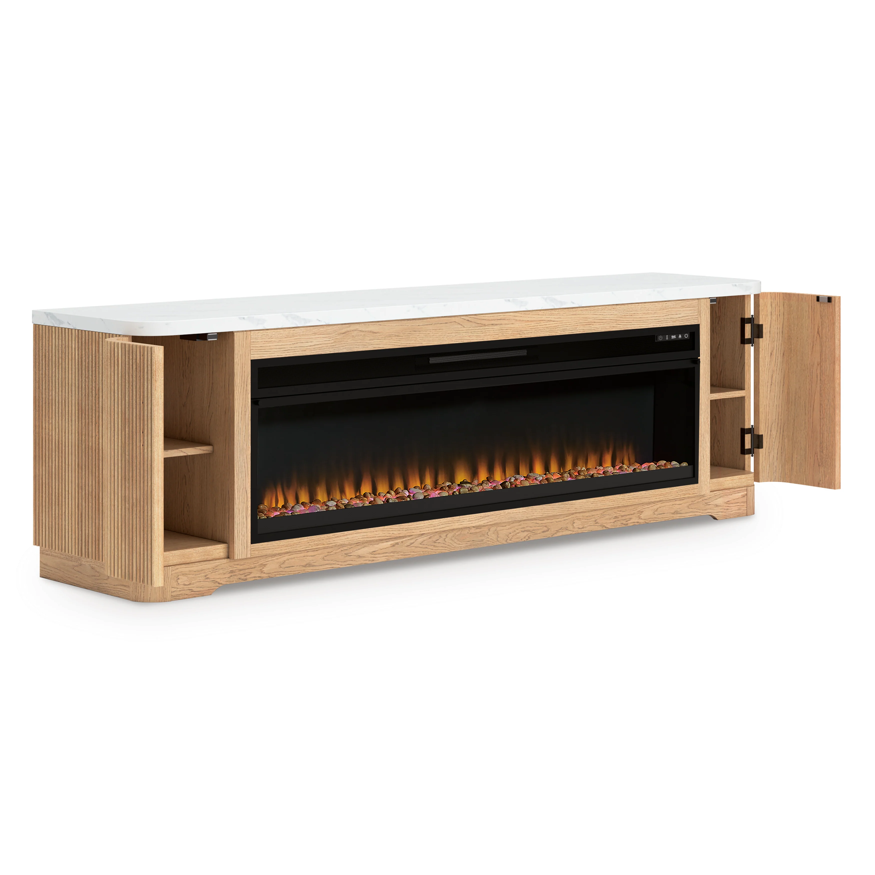 Camdill XL TV Stand With Fireplace Option - Image 11