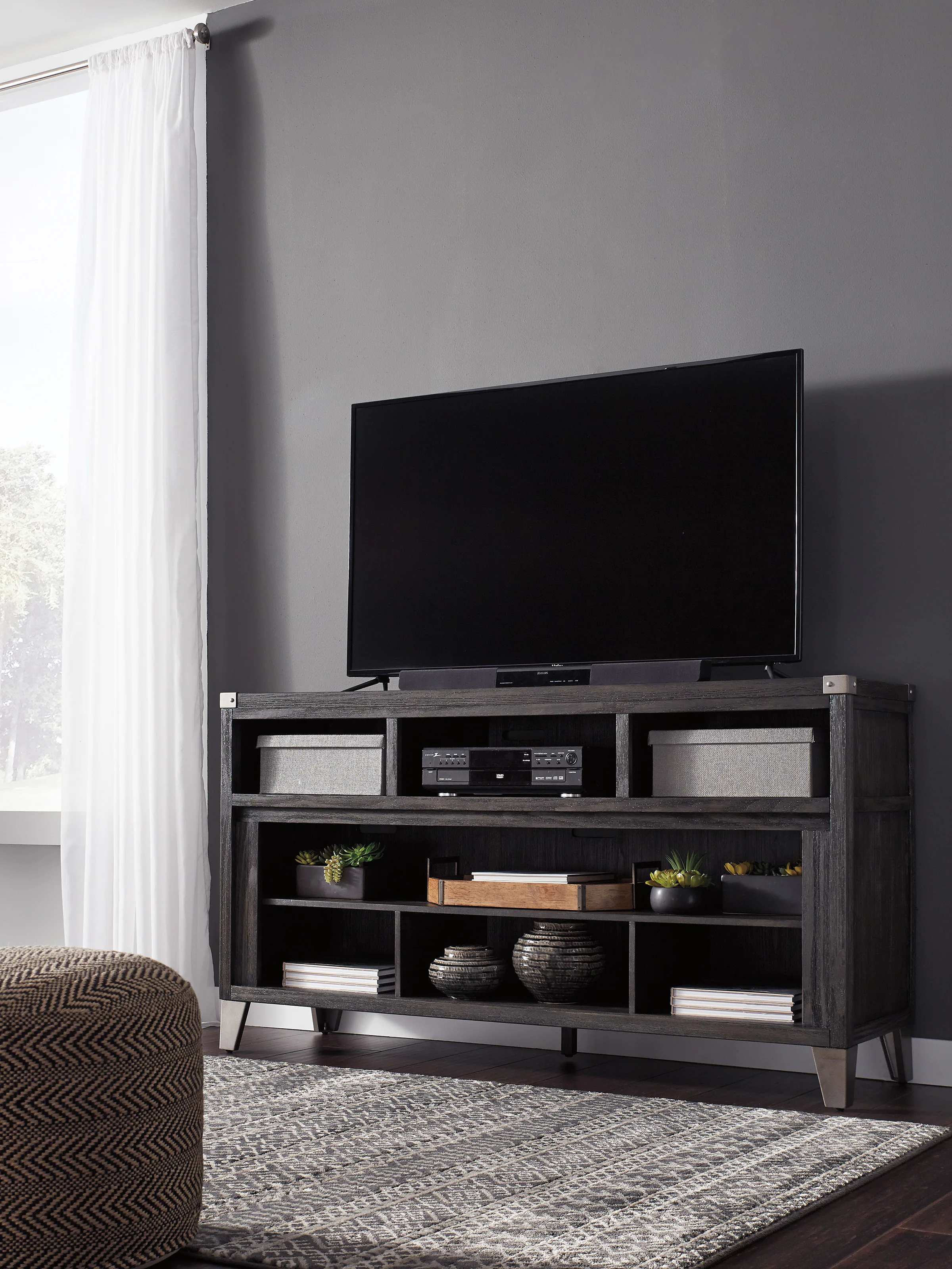 Todoe LG TV Stand With Fireplace Option